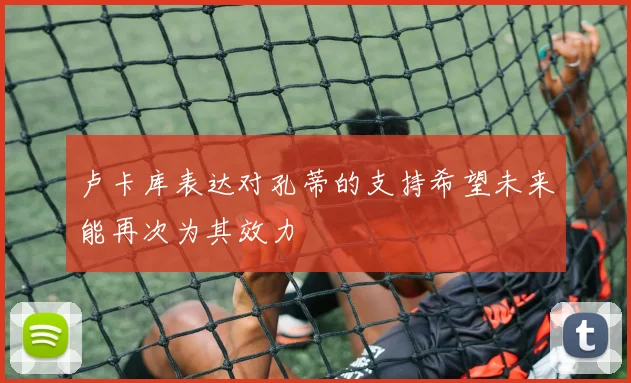 卢卡库表达对孔蒂的支持希望未来能再次为其效力